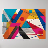 角柱形状バースト ポスター (正面)