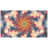 角柱状の万華鏡サイケデリック曼荼羅 テーブルクロス (正面(横))