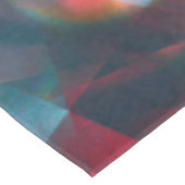 角柱状の万華鏡サイケデリック曼荼羅 テーブルクロス (アングル)