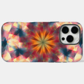 角柱状の万華鏡サイケデリック曼荼羅 Case-Mate iPhoneケース (裏面 (横))