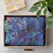 角柱状ウミガメとサンゴの分離 薄葉紙 (ギフト)