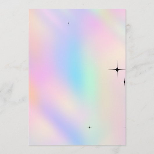 角柱状サンキューカードスモールビジネス 招待状 (裏面)