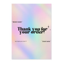 角柱状サンキューカードスモールビジネス