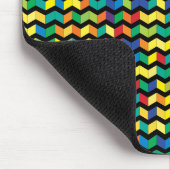 角柱状シェブロン模様 マウスパッド (コーナー)