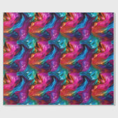 角柱状ネオン ラッピングペーパー (フラット)