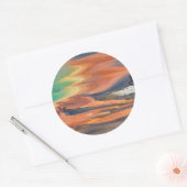 角柱状春流出 ラウンドシール (封筒)