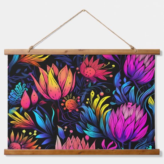 角柱状植物景観 吊り下げ型タペストリー (正面)