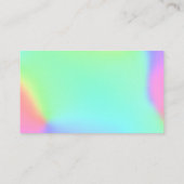 角柱状虹のグラデーション 名刺 (裏面)