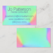 角柱状虹のグラデーション 名刺 (正面/裏面)
