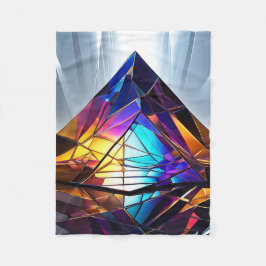 角柱状 フリースブランケット