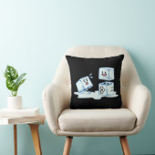 角氷の積み重ねの溶解の風邪をスリップまたは滑ること氷った立方体水 クッション (椅子)