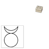 角神木印のシンボル ラバースタンプ (押印)