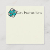 角糸/かぎ針編み/編み物名刺 スクエア名刺 (裏面)