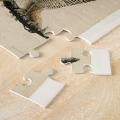 角素晴らしのフクロウ(by John James Audubon) ジグソーパズル (側面)