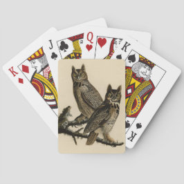 角素晴らしのフクロウ(by John James Audubon) トランプ