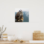 角素晴らしフクロウのポスター ポスター (キッチン)