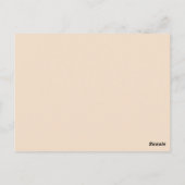 角素晴らしフクロウ葉書 ポストカード (裏面)