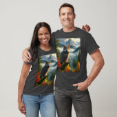 角素晴らしフクロウ野生自然 Tシャツ (ユニセックス)