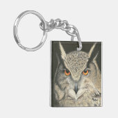 角素晴らしフクロウ キーホルダー (正面左)