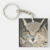 角素晴らしフクロウ キーホルダー (正面)