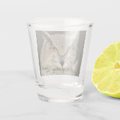 角素晴らしフクロウ ショットグラス (裏面)