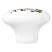 角素晴らしフクロウ セラミックノブ (側面)