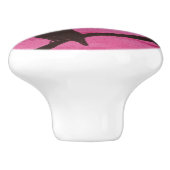 角素晴らしフクロウ セラミックノブ (側面)