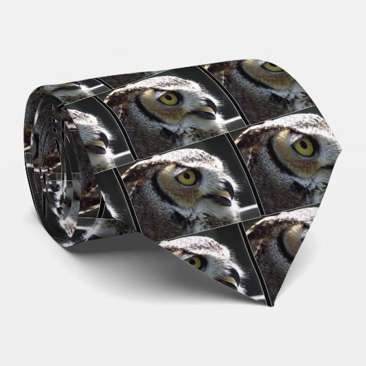 角素晴らしフクロウ ネクタイ (ロール)