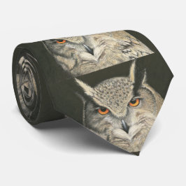 角素晴らしフクロウ ネクタイ