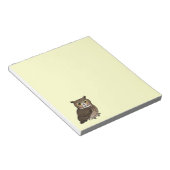 角素晴らしフクロウ ノートパッド (アングル)