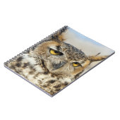 角素晴らしフクロウ ノートブック (左側)