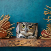 角素晴らしフクロウ フォトプラーク (側面)