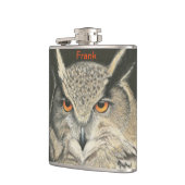 角素晴らしフクロウ フラスク (左)