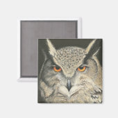 角素晴らしフクロウ マグネット (正面/裏面)