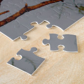 角素晴らしフクロウ |満月 ジグソーパズル (側面)