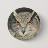 角素晴らしフクロウ 缶バッジ (正面)