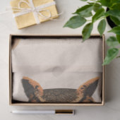 角素晴らし付きフクロウヴィンテージアンティーク鳥の切り離 薄葉紙 (ギフト)