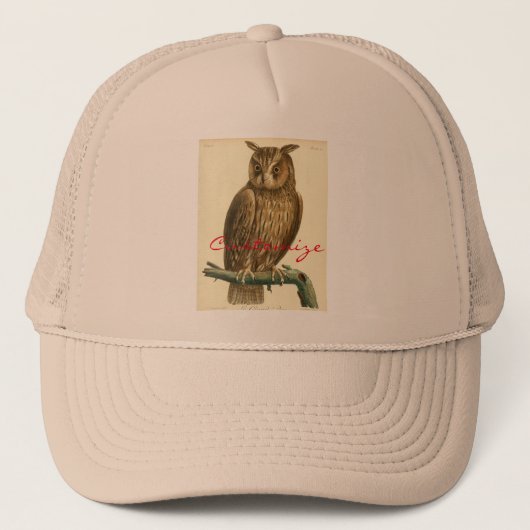角素晴らし型フクロウThunder_Cove キャップ (正面)