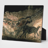 角絵画のある動物の岩の紀元前17000年（洞窟） フォトプラーク (側面)