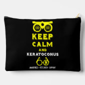 角膜症のサポートと認識度 アクセサリーポーチ (裏面)