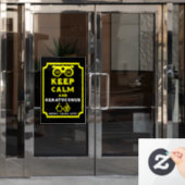 角膜症のサポートと認識度 ウィンドウサイン (オフィスドア)