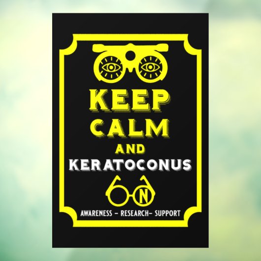 角膜症のサポートと認識度 ウィンドウサイン (シート3)