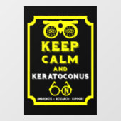 角膜症のサポートと認識度 ウィンドウサイン (シート)