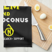 角膜症のサポートと認識度 キッチンタオル (四つ折り)