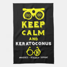 角膜症のサポートと認識度 キッチンタオル