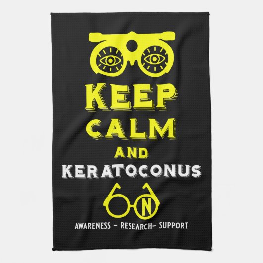 角膜症のサポートと認識度 キッチンタオル (縦)