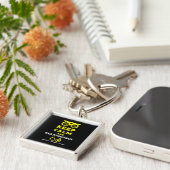 角膜症のサポートと認識度 キーホルダー (側面)