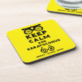 角膜症のサポートと認識度 コースター (左側)