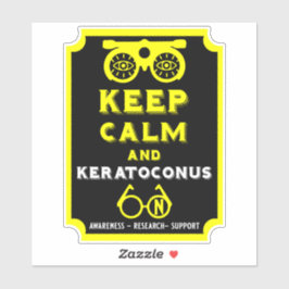 角膜症のサポートと認識度 シール