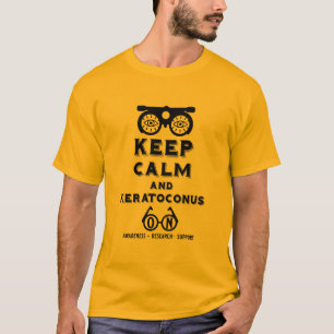 角膜症のサポートと認識度 Tシャツ